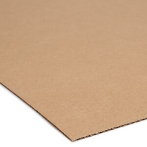 Gofruotas kartonas 1.5 mm, E banga, rudas / rudas, 70×100 cm, FSC Mix Credit