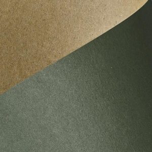 Dekoratyvinis/Perdirbtas popierius, Kraft Green (nr. 20 4414), 275 g/m², A4, 20 lapų pakuotėje