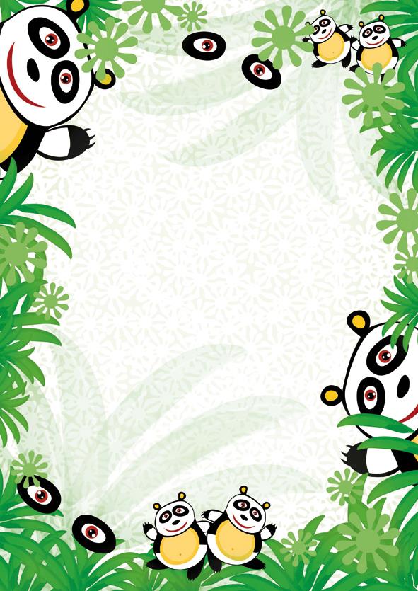 Diplominis popierius Panda, 170 g/m², A4, 25 lapų pakuotėje Diplominis popierius Panda, 170 g/m², A4, 25 lapų pakuotėje