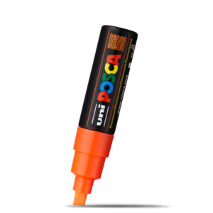 Markeris POSCA PC-8K, fluo orange/fluo oranžinis, 1 vnt.