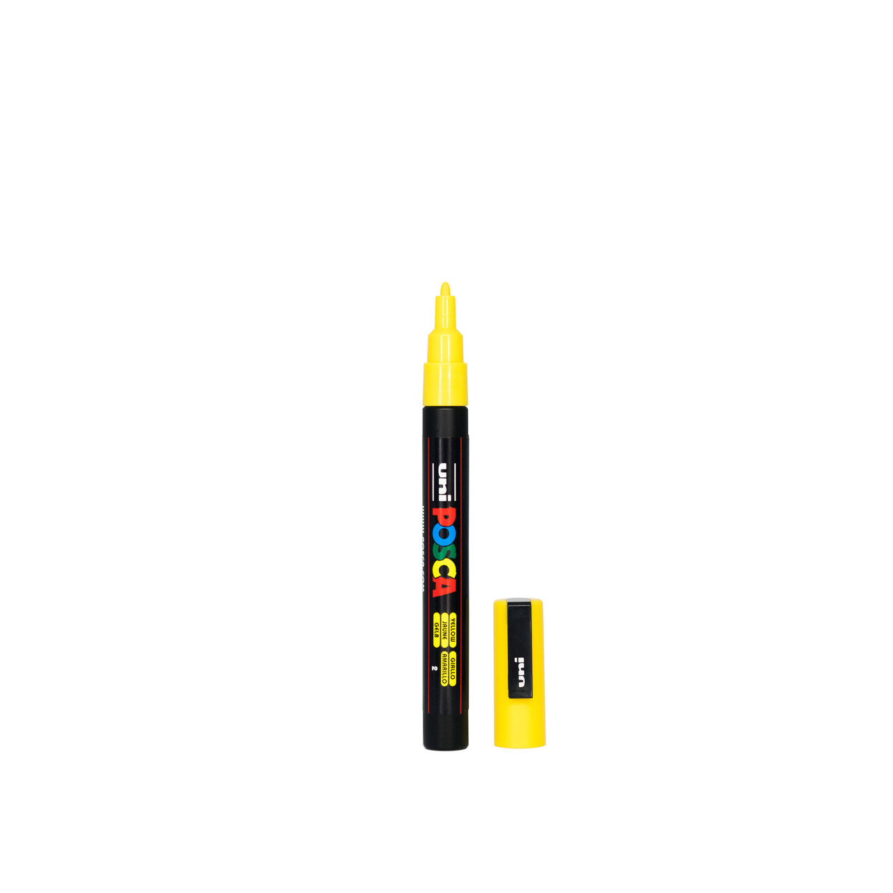 Markeris POSCA PC-3M, yellow/geltonas, 1 vnt. Markeris POSCA PC-3M, yellow/geltonas, 1 vnt.