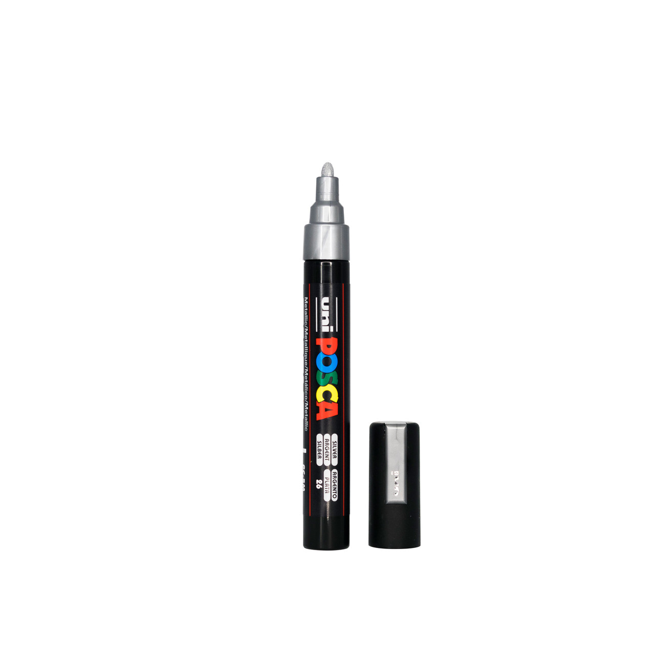 Markeris POSCA PC-5M, silver/sidabrinis, 1vnt. Markeris POSCA PC-5M, silver/sidabrinis, 1vnt.